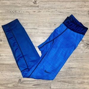 Men’s Nike Pro Combat Tights/Leggings, Cobalt Blue | Size Large